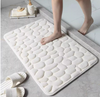SAVREN Contemporary Fabric Bath Mat
