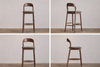ARVINO Scandinavian Wooden Bar Stool