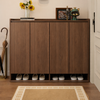 VARENO Modern Wooden Shoe Cabinet