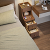 NORVA Contemporary Wooden Nightstand