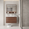 WALNORA Contemporary Wooden Bathroom Vanity