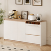BAOBEI Cream Minimalist Wooden Sideboard