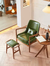 AARHUS Scandinavian Leather Armchair