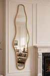 LUNARO Wooden Floor Mirror