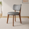 AURELIA Cream Style Upholstered Leather Dining Chair