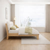 ARVENA Scandinavian Fabric Bed Frame