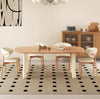ORVANO Wabi Sabi Solid Wood Dining Table