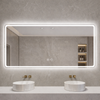 LUMIRO Modern Glass Bathroom Mirror