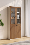 NORVEX Contemporary Wooden Storage Cabinet
