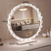 ORLINA Modern Glass Tabletop Mirror