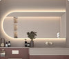 ELVORA Contemporary Glass Wall Mirror