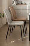 NIVARO Modern Leather Dining Chair