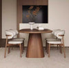 NORVIA Scandinavian Solid Wood Dining Table