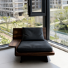 NOVARO Contemporary Leather Armchair