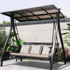 ALVORA Contemporary Metal Outdoor Swing Chair