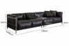 CASSIO Modern Leather Sofa