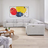 VARELO Contemporary Fabric Sofa