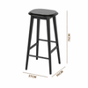 ARVON Scandinavian Wooden Bar Stool