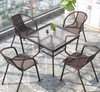 ARVENA Contemporary Metal Outdoor Dining Set