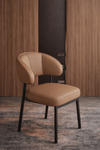 LUNARO Modern Leather Dining Chair