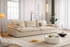 CREMAW Contemporary Fabric Sofa