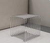 VELARO Industrial Metal Side Table