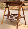 NORIVA Wabi Sabi Wooden Outdoor Swing Chair