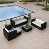 LUMARO Contemporary Rattan Outdoor Sofa