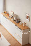 BAOBEI Cream Minimalist Wooden Sideboard