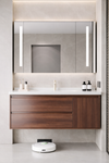 WALNORA Contemporary Wooden Bathroom Vanity