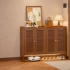 BAMORA Contemporary Wooden Shoe Cabinet