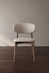 ARVENA Scandinavian Boucle Dining Chair