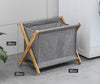 RAVIRA Scandinavian Rattan Laundry Basket