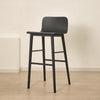 NORLEN Scandinavian Wooden Bar Stool