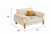 ORLENA Scandinavian Fabric Sofa