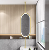 ORLENA Scandinavian Metal Bathroom Mirror