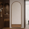 LUXORA Modern Glass Floor Mirror