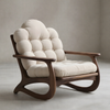 NARELI Scandinavian Fabric Armchair