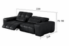 NEXARO Modern Leather Sofa