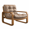 VELINO Modern Leather Armchair