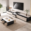 LUNARO Contemporary Sintered Stone TV Console