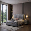 LUXORA Modern Leather Bed Frame
