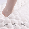 LUNARO Contemporary Fabric Bath Mat