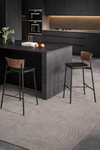 IVARO Industrial Wooden Bar Stool