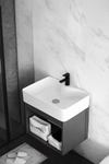 VELORA Contemporary Metal Bathroom Vanity