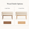 ASKOR Scandinavian Leather Bench