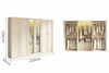 LUNARO Minimalistic Wooden Wardrobe