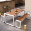 NORVEX Contemporary Wooden Outdoor Dining Set