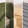 CREMIO Contemporary Fabric Bed Frame