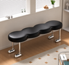 NOVARE Contemporary Leather Bench
